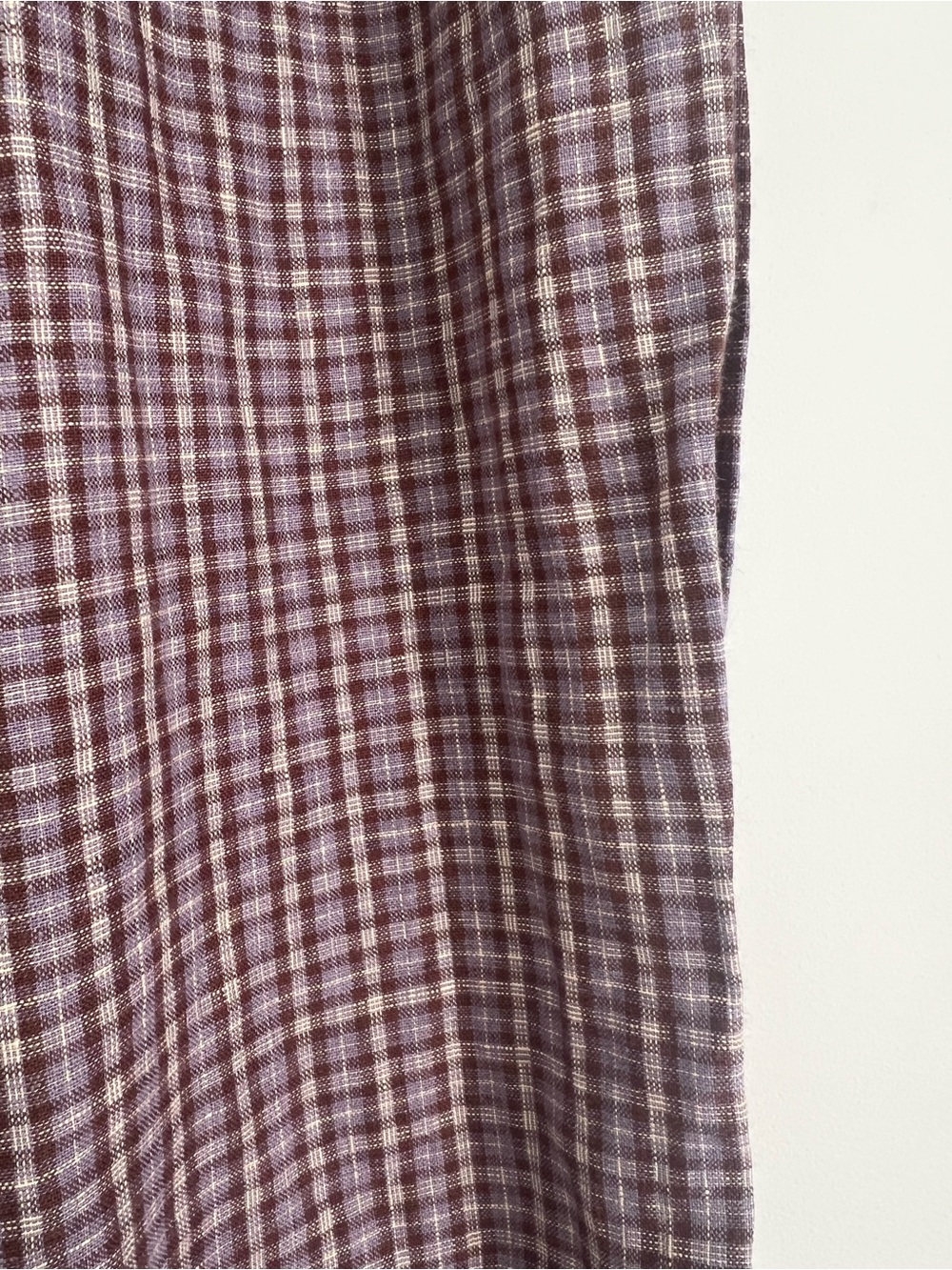 NWT Deiji Studios Ease Trousers in Russet Check - Size Large - Picture 6 of 7